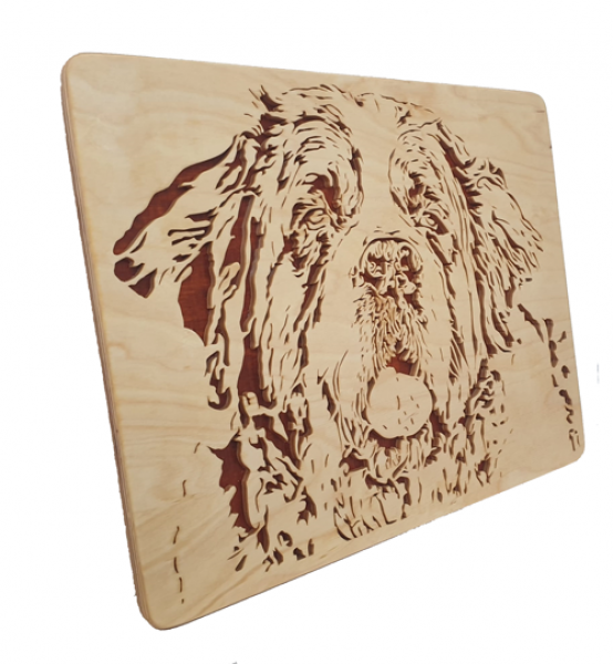 Wandbild Bernhardiner